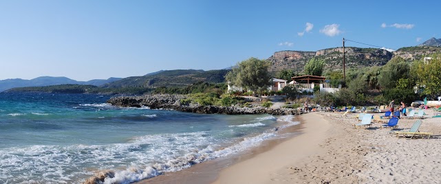 Am Strand in Stoupa.