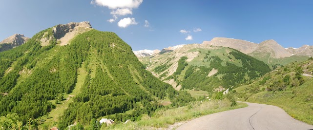 Anstieg zum Col de Vars.