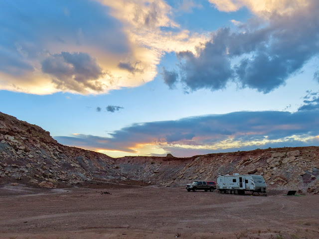 Tuesday evening at camp