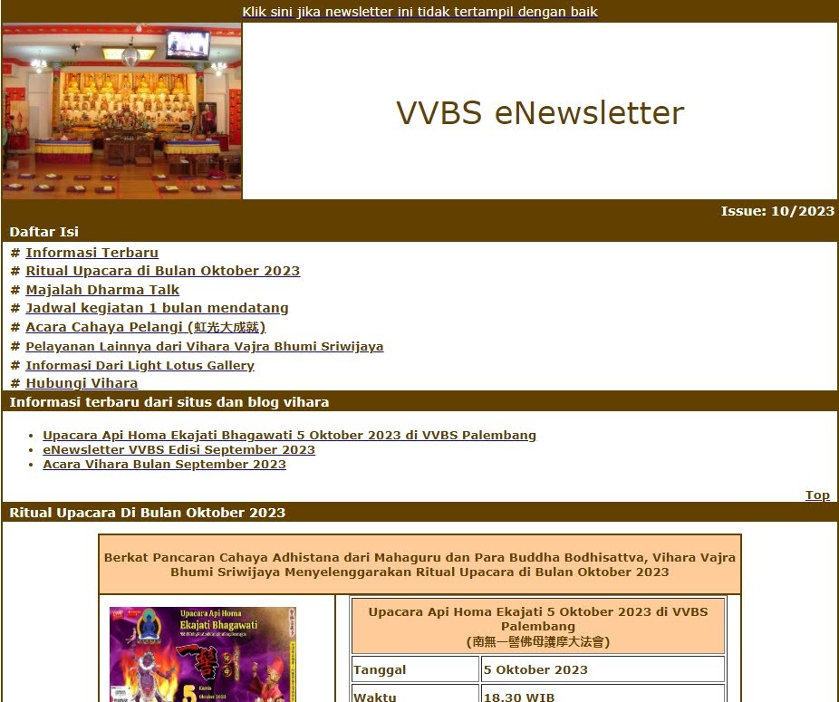 Newsletter Oktober 2023