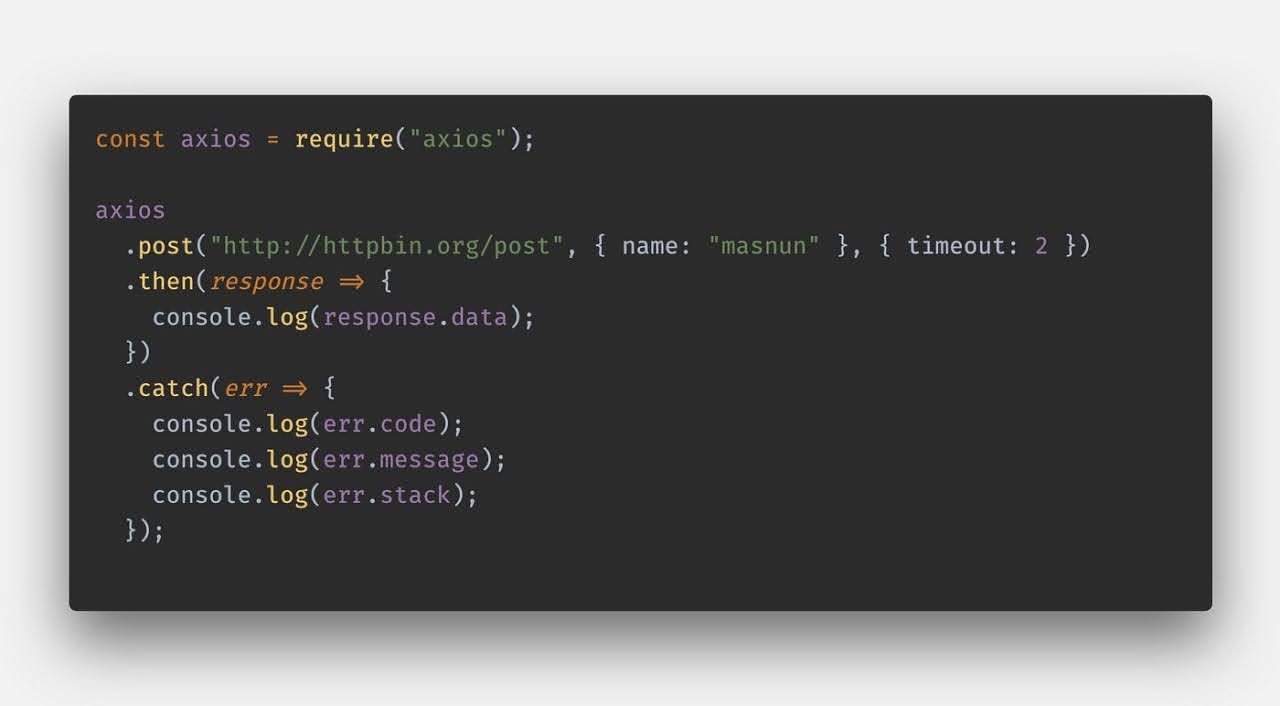 How to Bypass the TTL of 30 Seconds While Waiting for POST Request Response from Axios