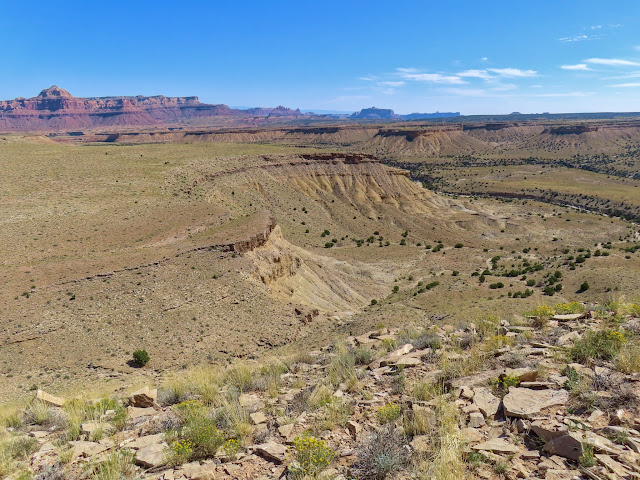 View from Limestone Bench into Oil Well Draw