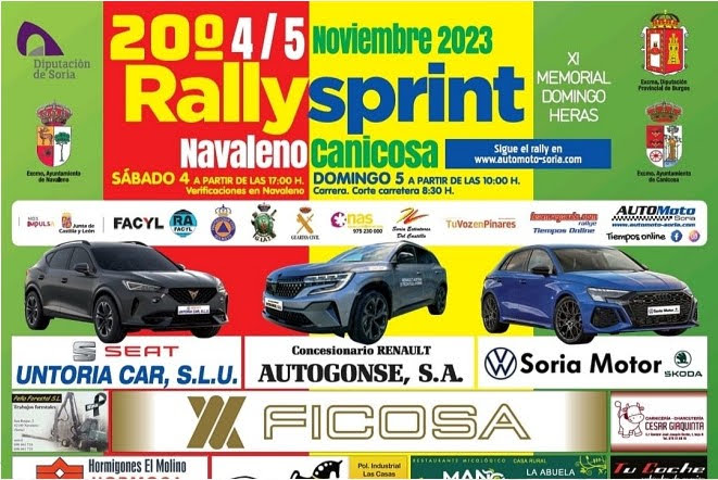 XX Rallye-Sprint Navaleno - Canicosa 2023