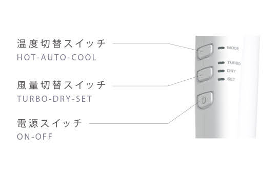 プロテクトイオン ヘアードライヤー (TD670A)