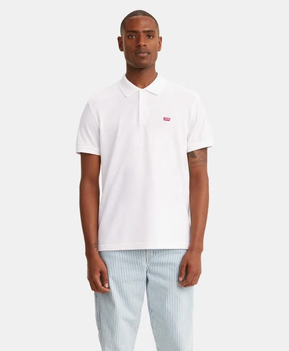 Camiseta Levis para caballero color blanco