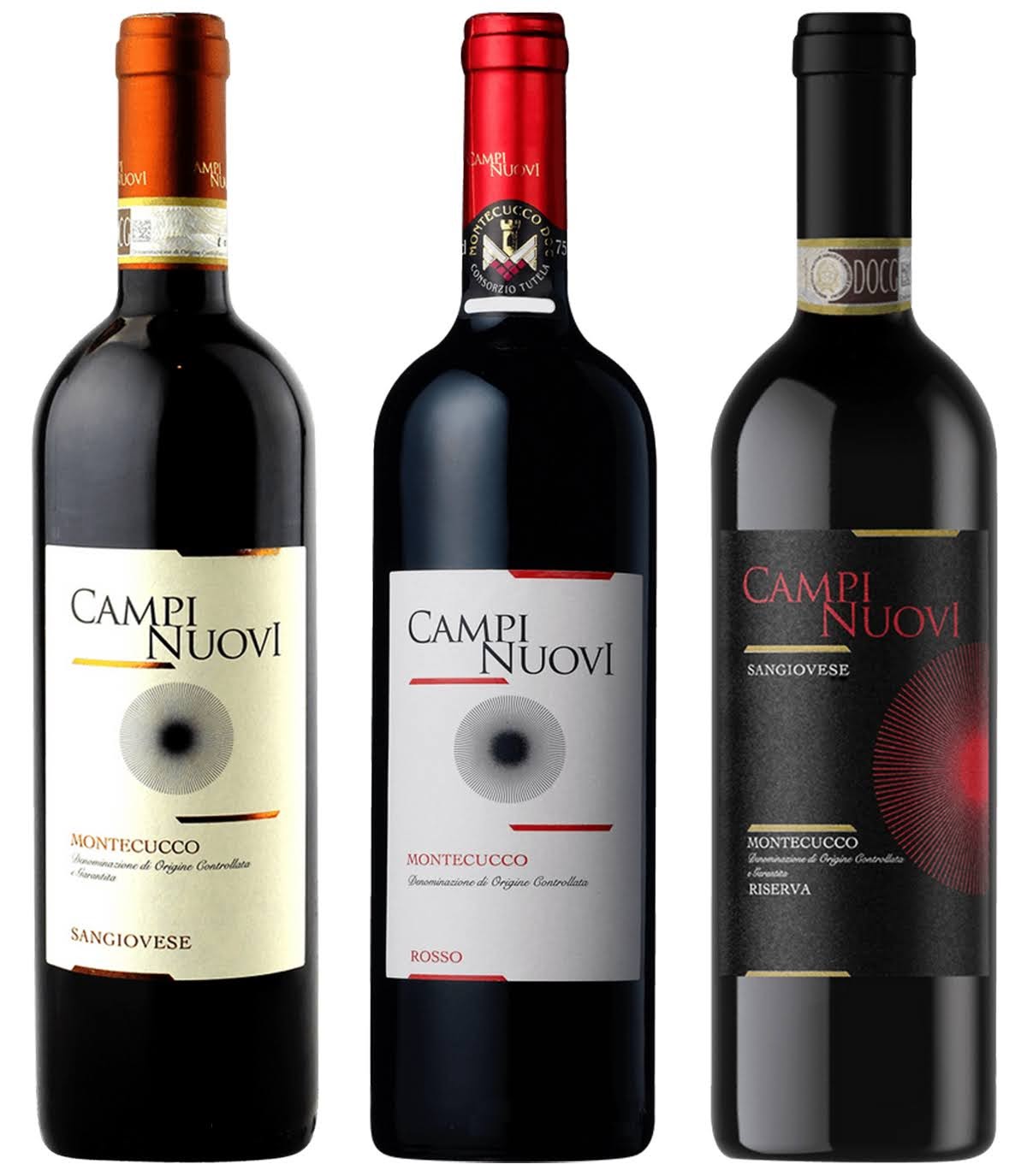 Campinuovi. I vini: DOC Montecucco Rosso, DOC Montecucco Sangiovese, DOC Montecucco Sangiovese Riserva, IGT Sorie Maremma Toscana Ansonica