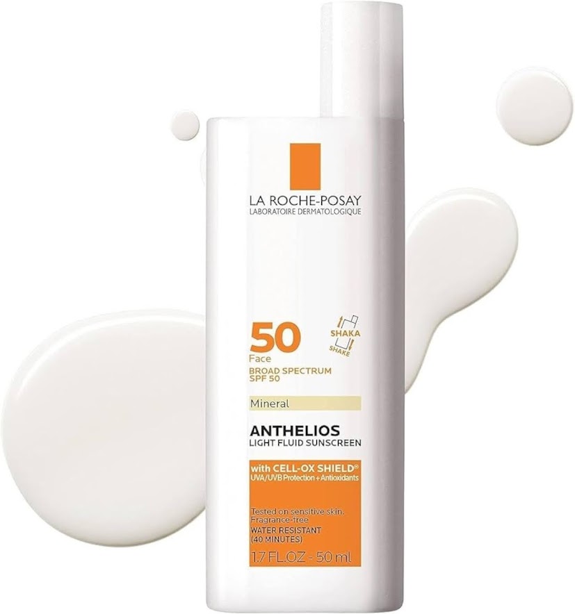 Best for sensitive skin: La Roche-Posay Anthelios Ultra-Light Mineral Sunscreen SPF 50