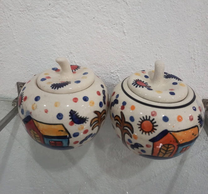 Handmade Ceramic Jar for Kitchen (Product No.125)