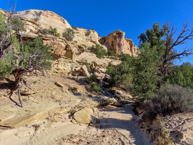 Approaching some cliffs