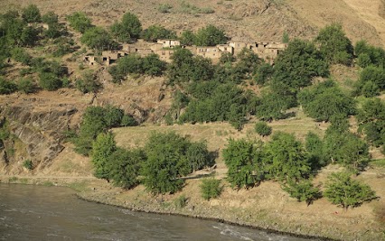 Afghanisches Dorf.