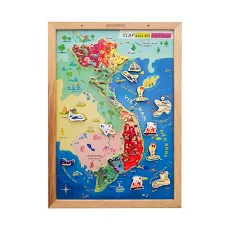 Đồ Chơi Bộ Tranh Ghép Bản Đồ Việt Nam A3 CHAMPION GAMES VN02