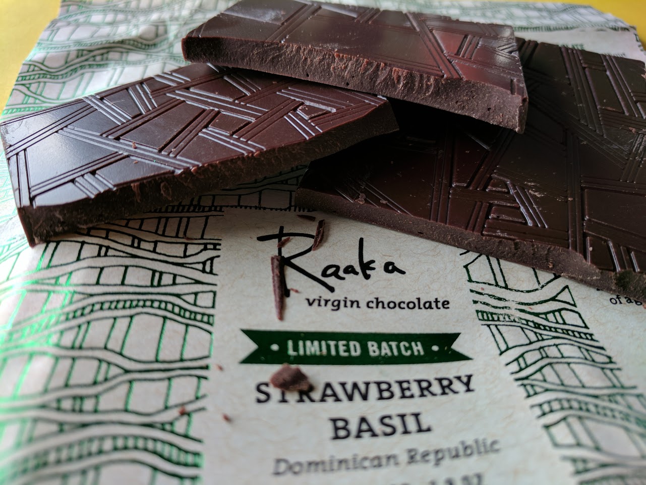 67% raaka strawberry basil bar open