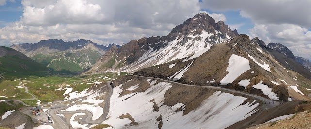 Abfahrt vom Col du Galibier.