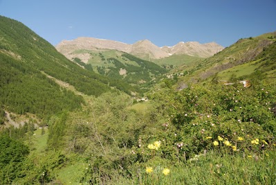 Anstieg zum Col de Vars.