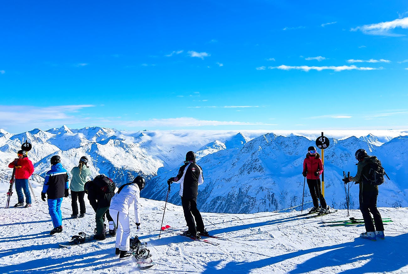 Горные лыжи в Soelden и Obergurgl в декабре 2021 и 2023