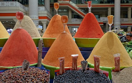 Lovingly arranged spices.