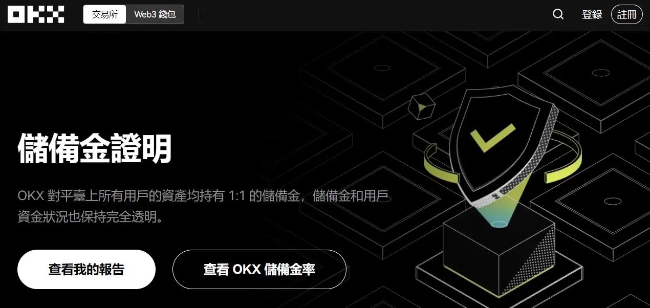 OKX交易所儲備金證明