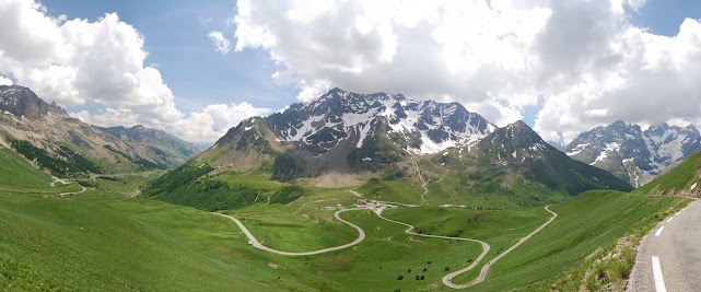 Anstieg zum Col du Galibier.