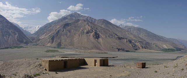 Aussicht auf die Bergriesen des Hindukusch.