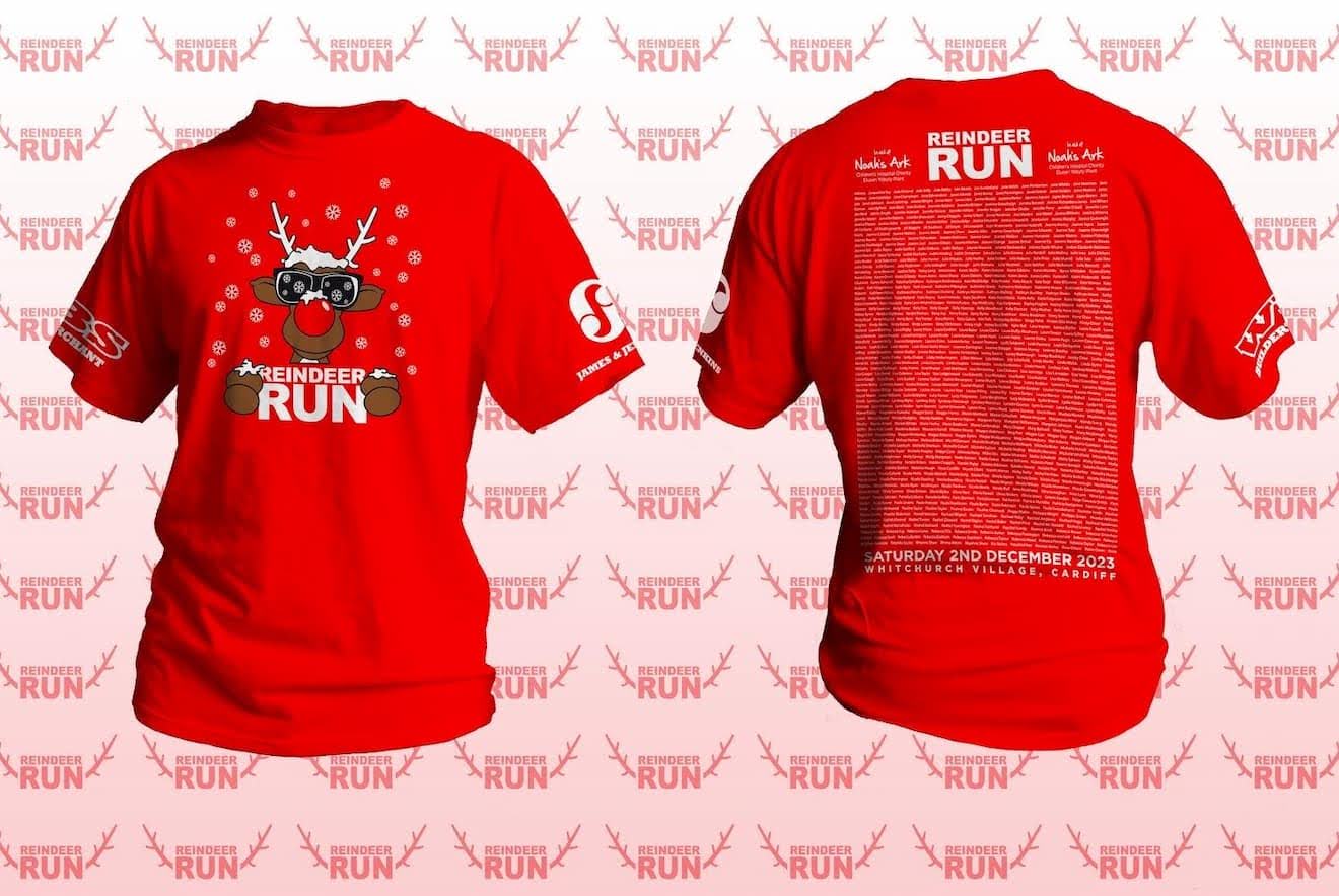 Reindeer Run Names T-Shirt