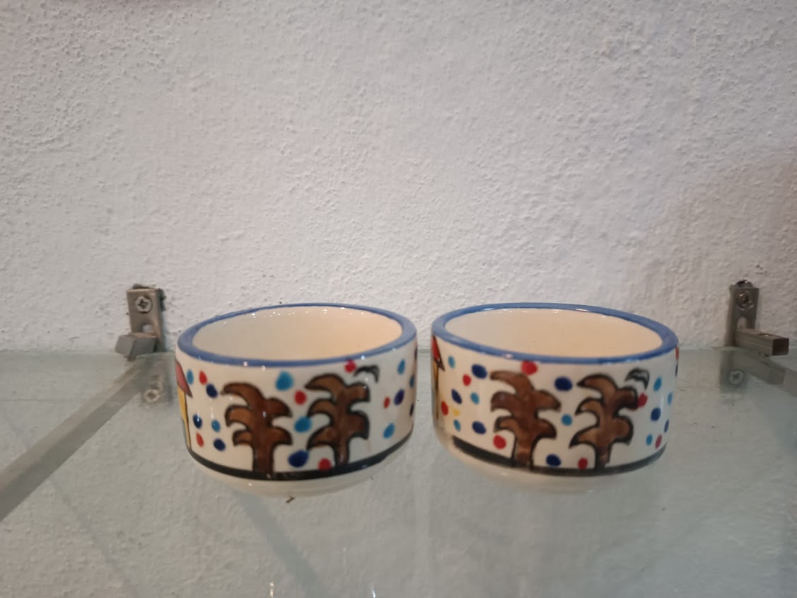 Handmade Ceramic Mini Container Set of 1 (Product No-28)