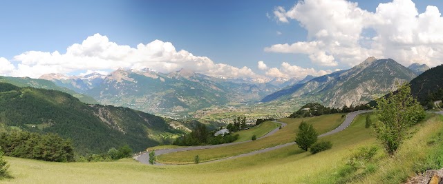 Abfahrt vom Col de Vars.