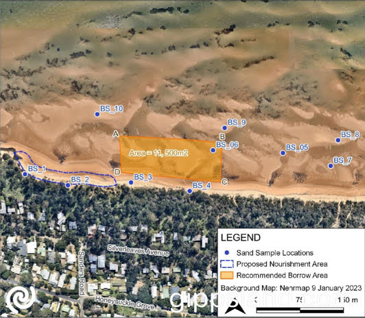 Dune and beach renourishment from Aug 21, lasting 7-10 days. Minimal beach disruption is expected; users may be guided around work