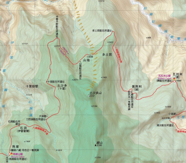 2023_八通關越道路 之 抱崖山屋~瓦拉米山屋