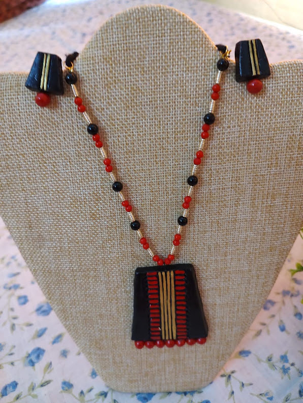 Handmade Terracotta Jewellery Set