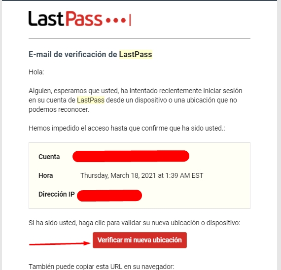 Restriccion ubicacion lastpass