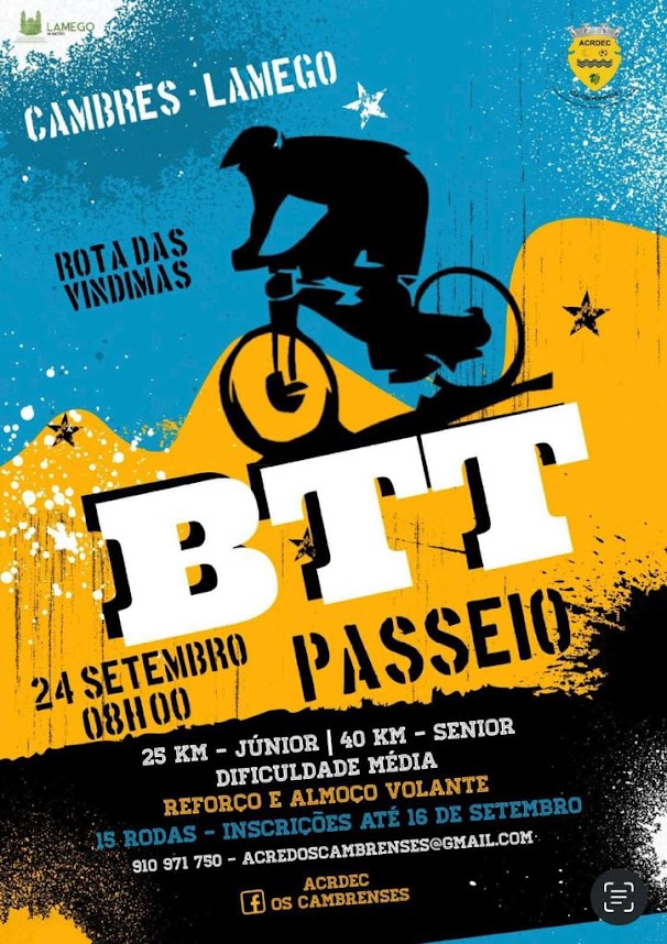 Passeio de BTT “Rota das Vindimas”