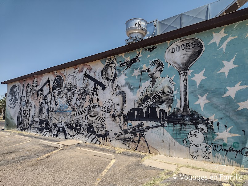 Odessa - Mural Doughboy's cafe