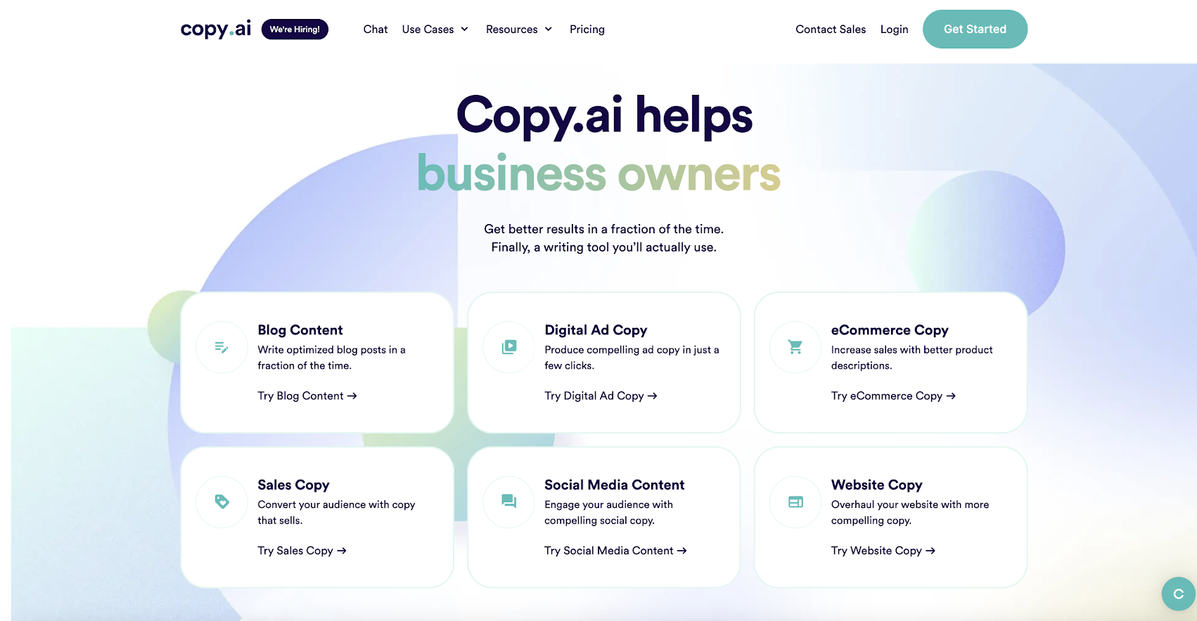 Advantages of Copy AI