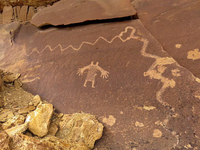 Petroglyph panel