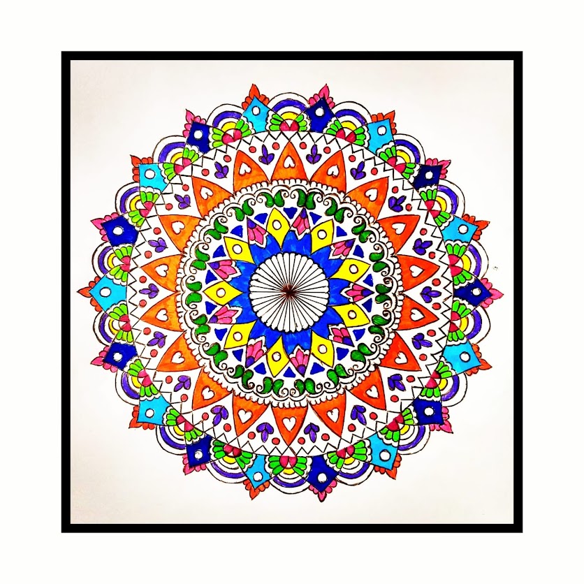 Beautiful Mandala Art Painting for Home Decor