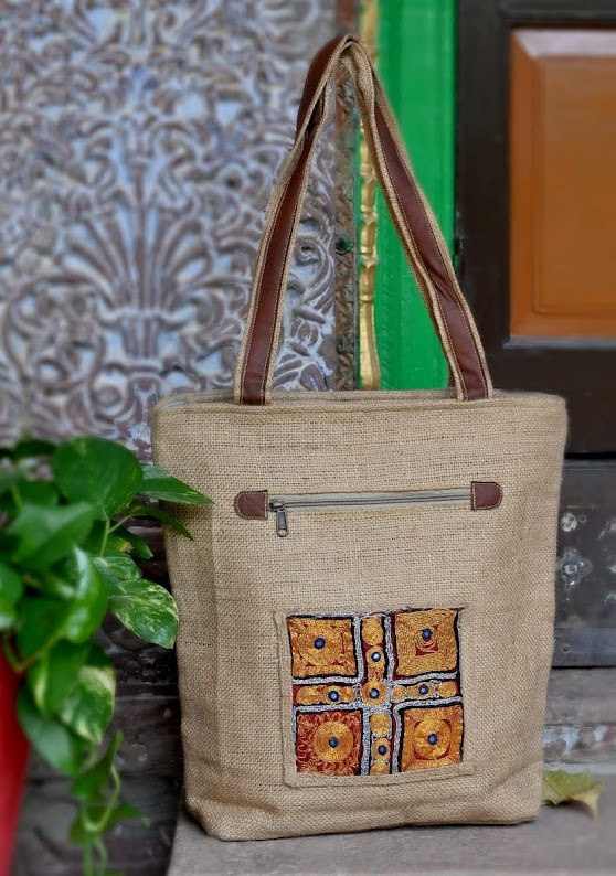 Handmade Jute Makka Bag