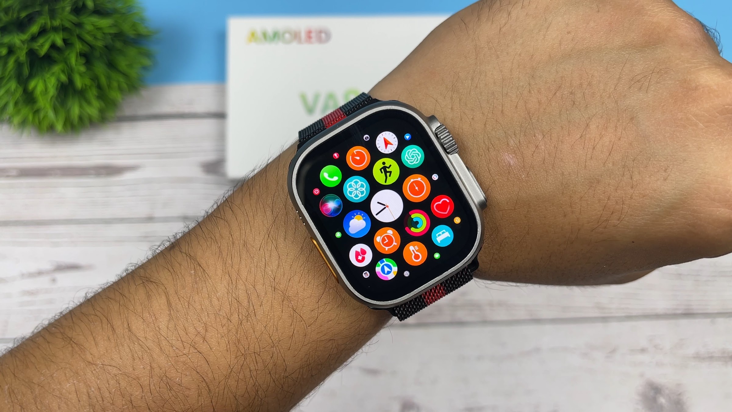 VA9 Ultra Review - Best Apple Watch Ultra Clone With AMOLED Display & Chat-GPT