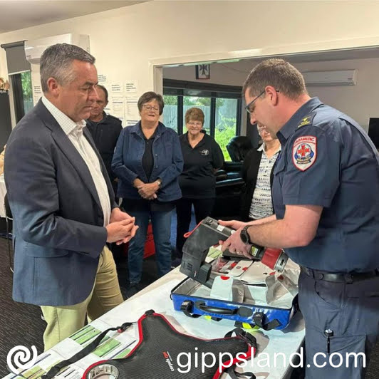 Federal MP Darren Chester says small grants can help volunteers purchase life saving equipment or support their