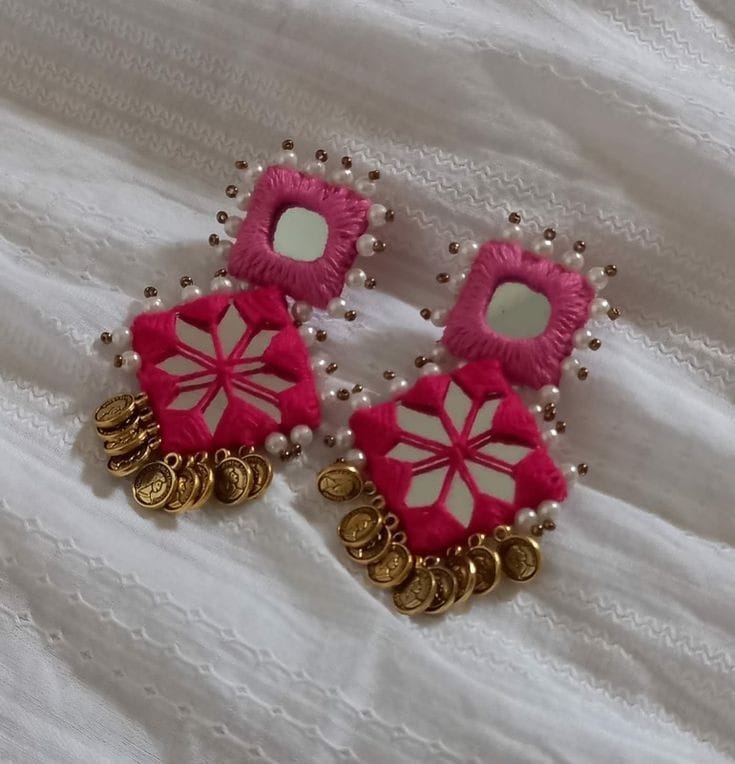 Handmade Thread Earrings