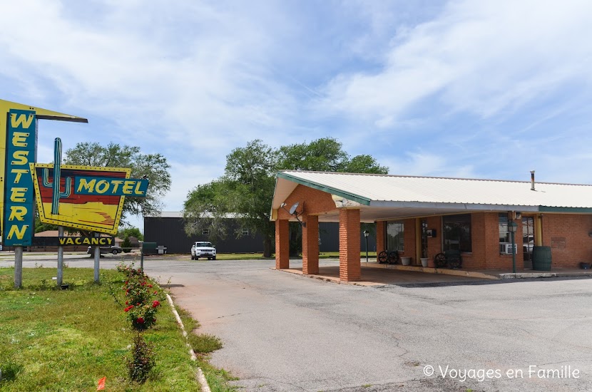 Route 66 - Sayre western Motel