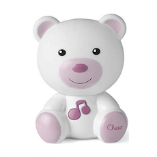 Đèn ngủ phát nhạc gấu Teddy - Hồng Chicco