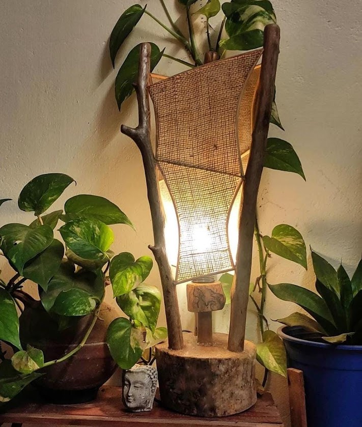 Wooden Table Lamp Suitable for Home Decor