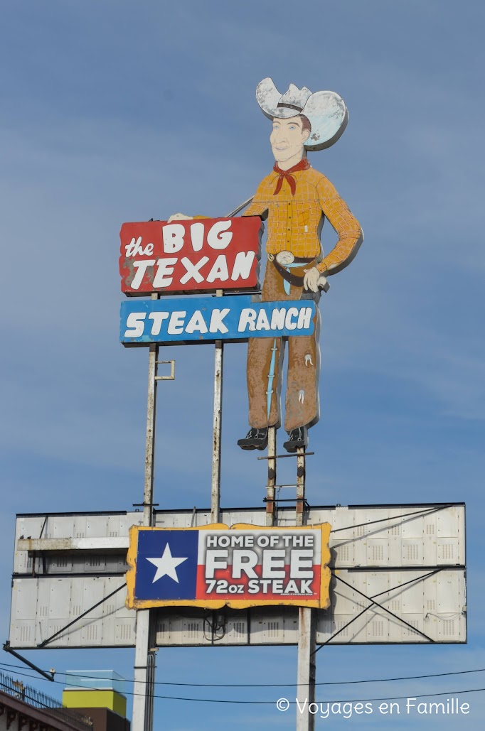 Route 66 - Amarillo, the big texan ranch