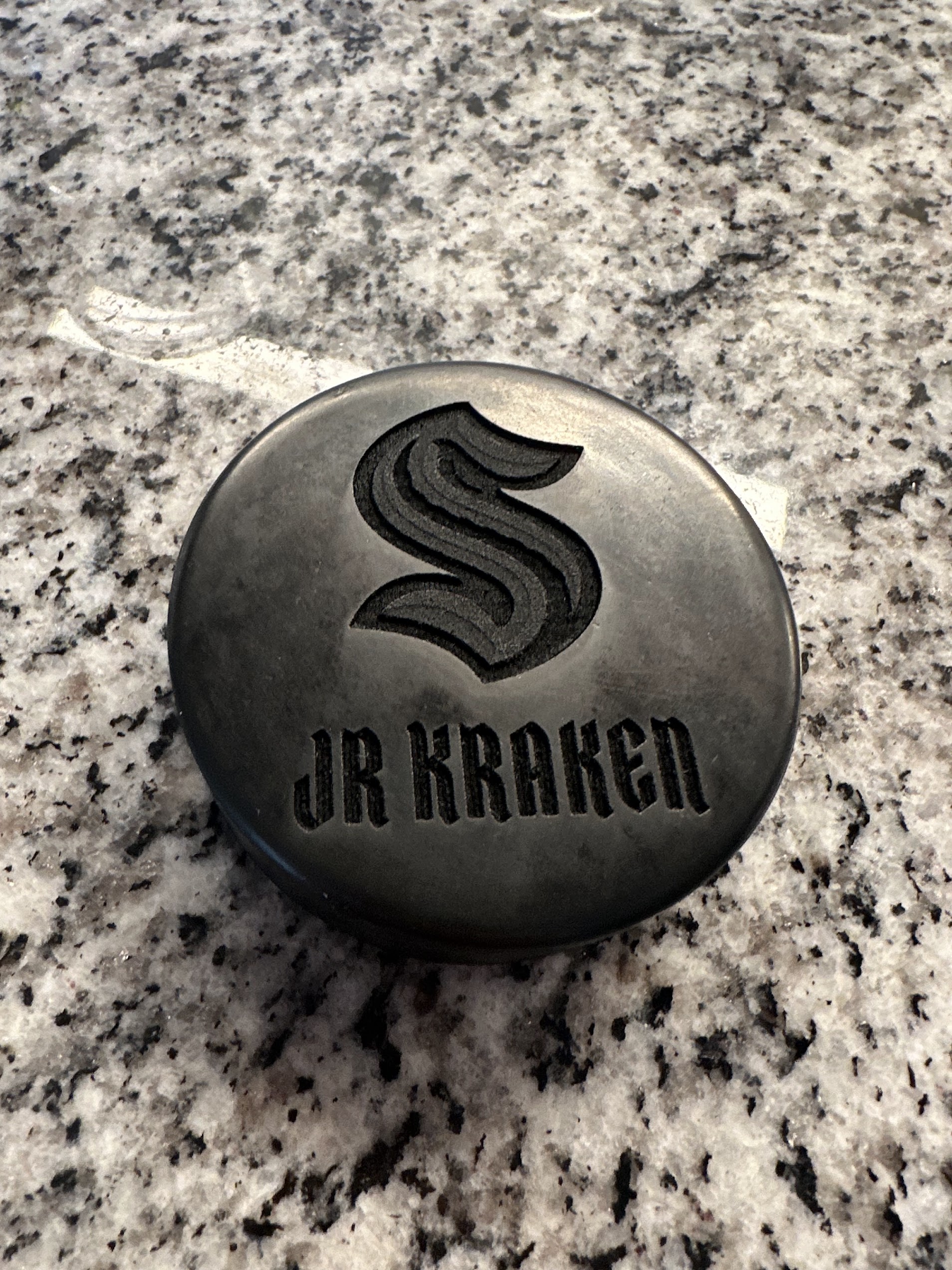 Engraved Team Puck - 2 Sided