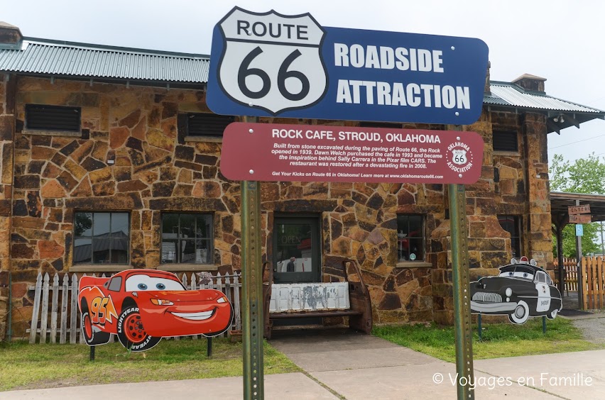 Route 66 - Stroud Rock Café