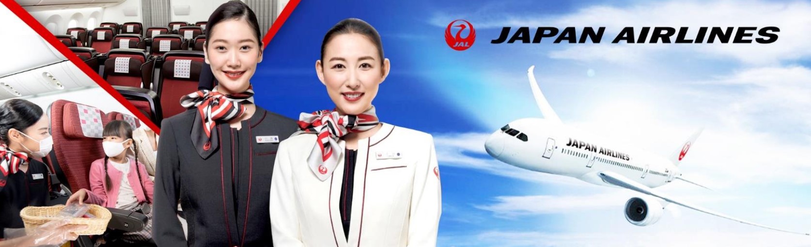 สายการบิน JAPAN AIRLNES FULL SERVICE พิเศษ โหลดน้ำหนักกระเป๋า 23 X 2 กิโลกรัม ดื่มด่ำไปกับวัฒนธรรมของญี่ปุ่นด้วยการต้อนรับแบบญี่ปุ่นอย่างแท้จริง บินกับเจแปนแอร์ไลน์ ยกระดับประสบการณ์การเดินทางด้วยบริการระดับ 5 ดาวที่ไม่มีใครเทียบ