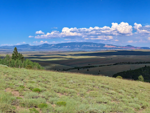 View across the Awapa Plateau toward Thousand Lake Mountain