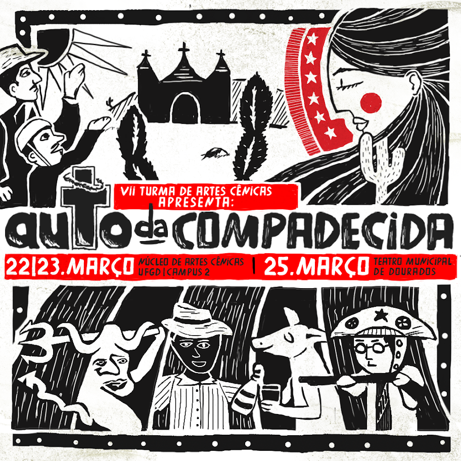 Cartaz do Espetáculo AUTO DA COMPADECIDA