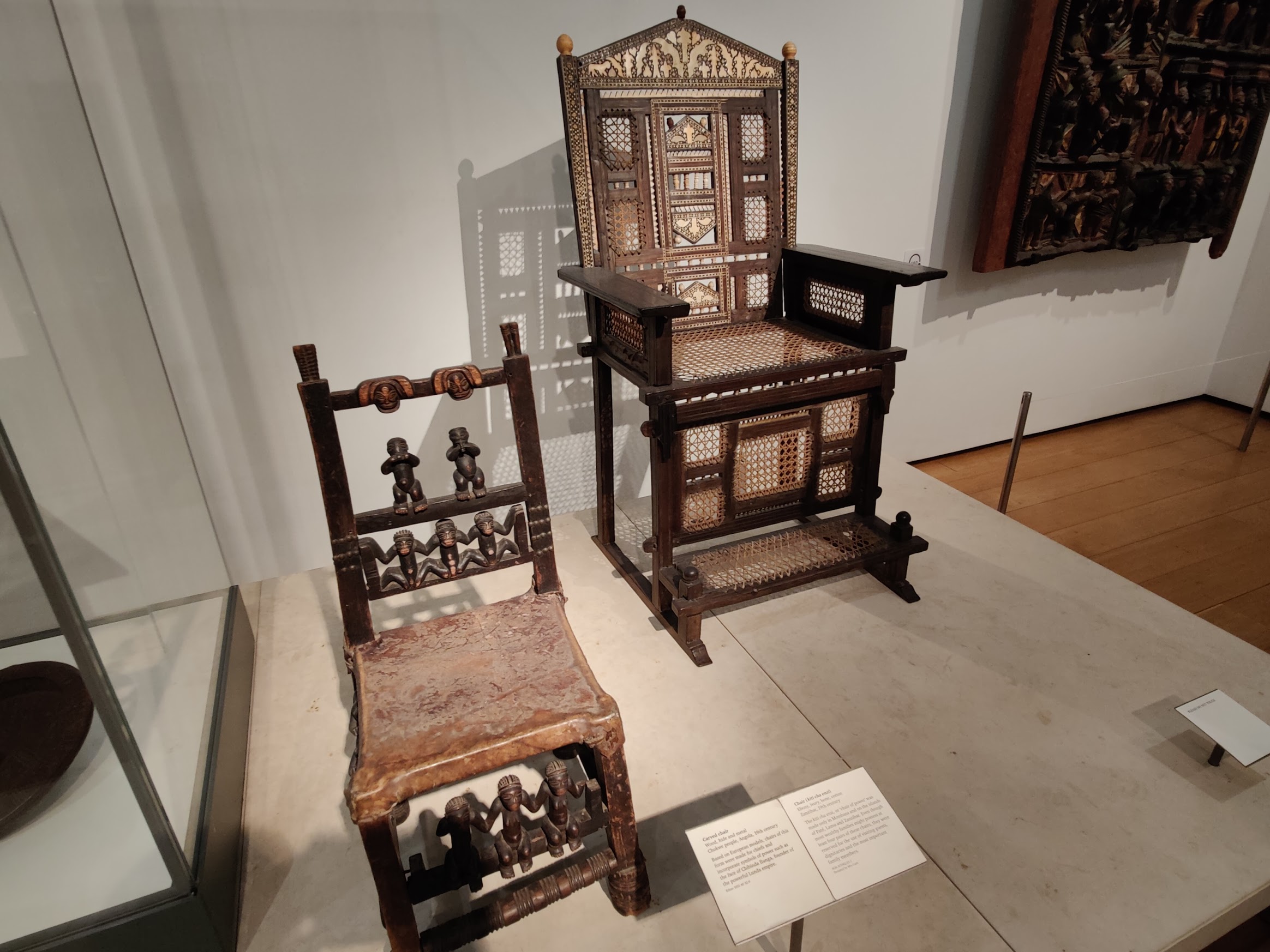 Wooden chairs from Africa