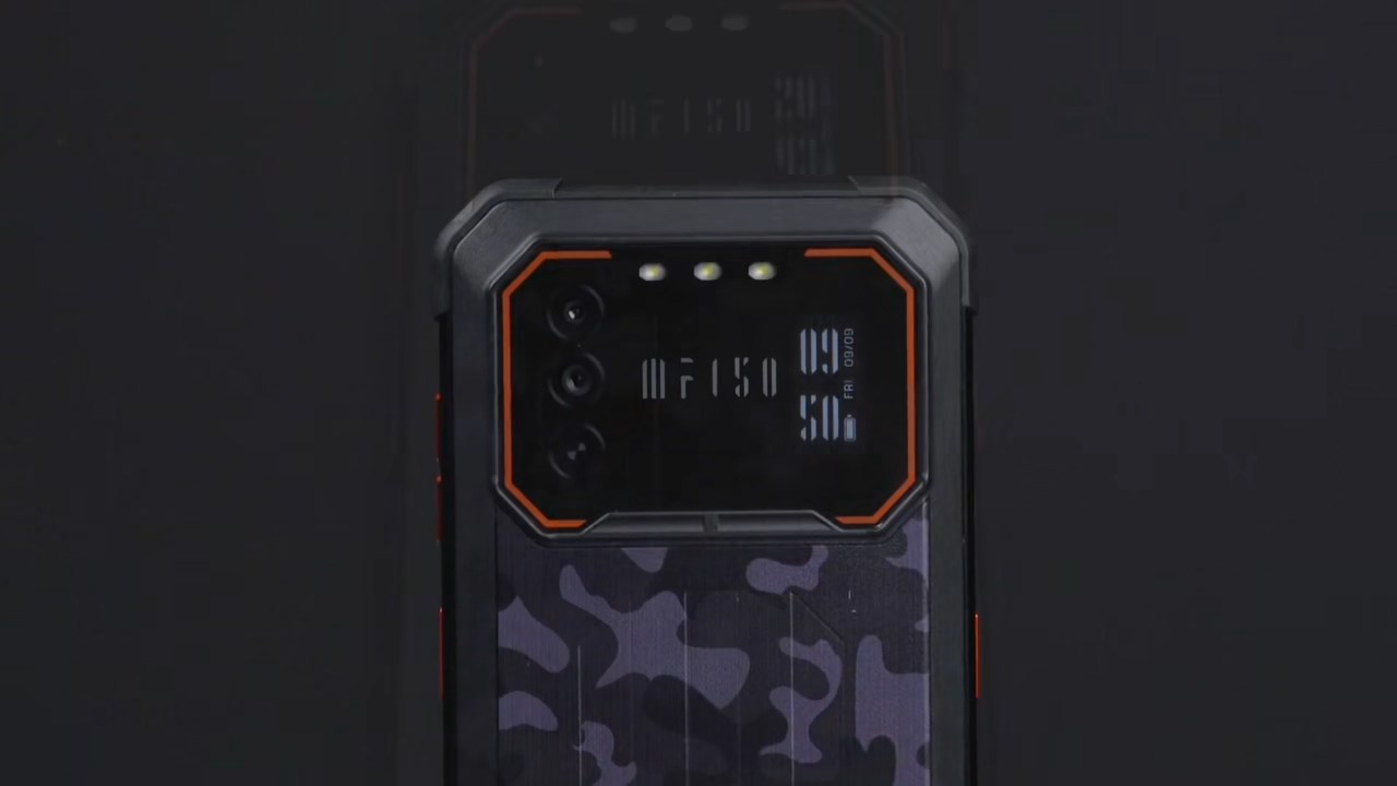 IIIF150 B1, a rugged smartphone with a 6.5" FHD+ display, 10000mAh battery, 20MP camera, 2MP macro, Android 12, 6GB RAM, 64GB storage